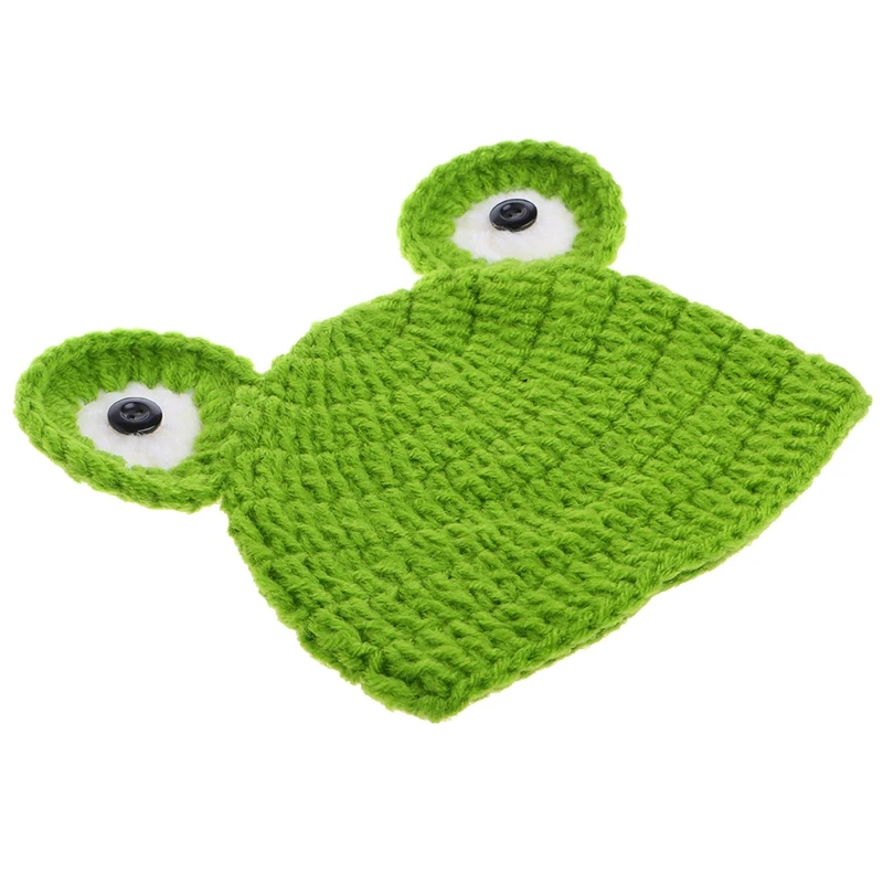Bonnet Vert Grenouille Pour Bébé 5 Bonnet Vert Grenouille Pour Bébé – Image 3