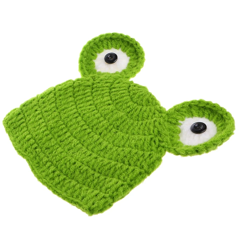 Bonnet Vert Grenouille Pour Bébé 7 Bonnet Vert Grenouille Pour Bébé – Image 5