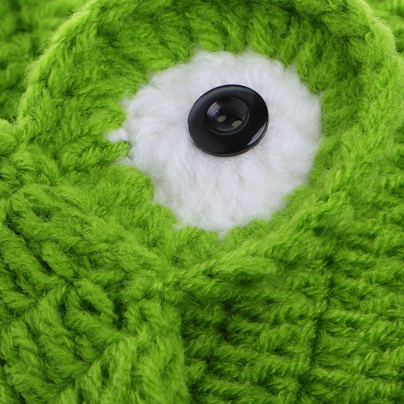 Bonnet Vert Grenouille Pour Bébé 6 Bonnet Vert Grenouille Pour Bébé – Image 4