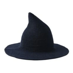 Chapeau De Sorcière Tricoté En Laine 20 Chapeau De Sorcière Tricoté En Laine -Chapeau Chic Soldes Bleu