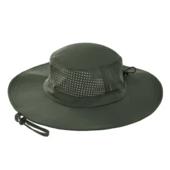 Chapeau De Safari Respirant Unisexe 9 Chapeau De Safari Respirant Unisexe -Chapeau Chic Soldes Chapeau de safari respirant unisexe vert