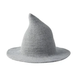 Chapeau De Sorcière Tricoté En Laine 21 Chapeau De Sorcière Tricoté En Laine -Chapeau Chic Soldes Gris