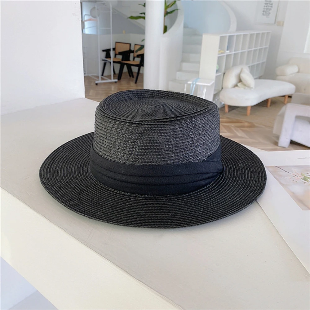 Chapeau Canotier De Soleil En Paille 10 Chapeau Canotier De Soleil En Paille – Image 8