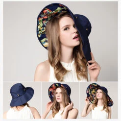 Chapeau Capeline à Motif Floral 6 Chapeau Capeline à Motif Floral -Chapeau Chic Soldes IMG 05 2024 chapeau capeline motif floral 2 1