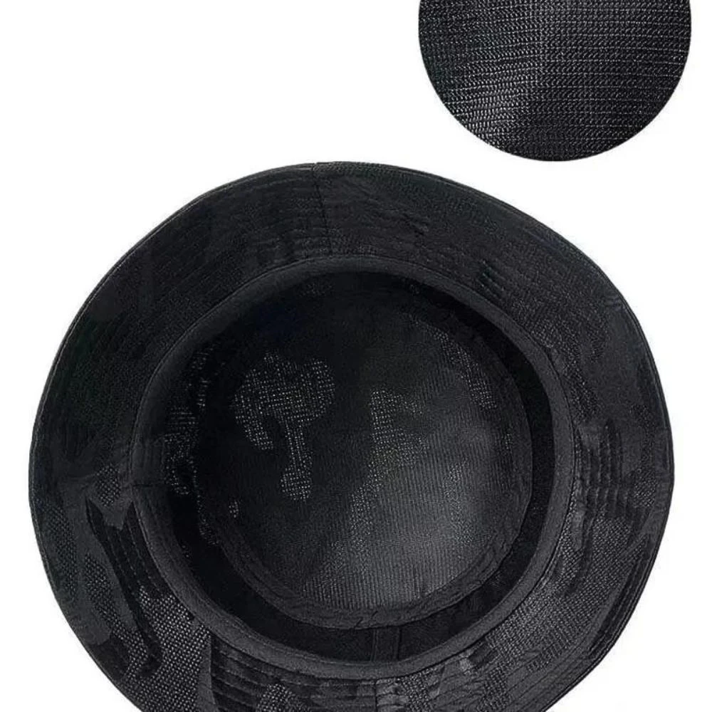 Chapeau Style Bob Respirant Camouflage Noir Unisexe 5 Chapeau Style Bob Respirant Camouflage Noir Unisexe – Image 3