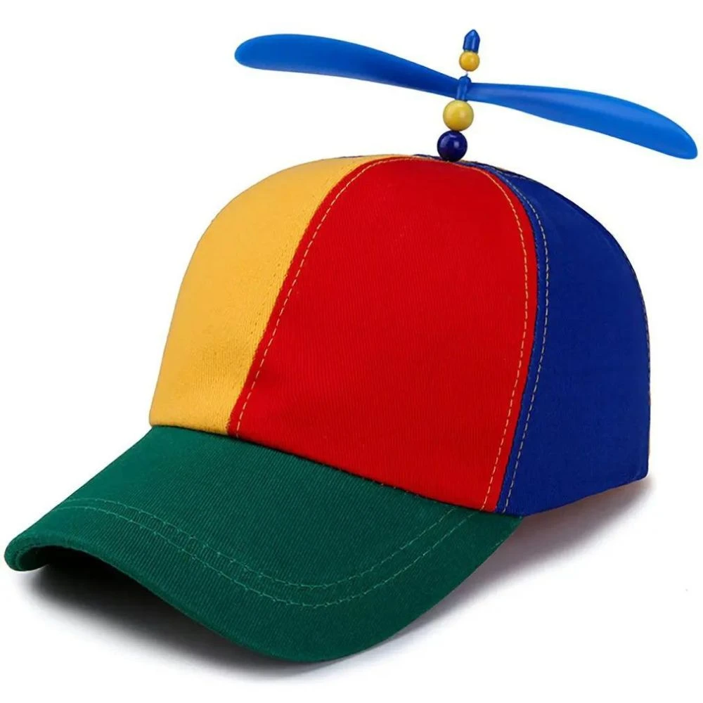 Chapeau Coloré De Type Casquette Avec Hélice Unisexe 5 Chapeau Coloré De Type Casquette Avec Hélice Unisexe – Image 3