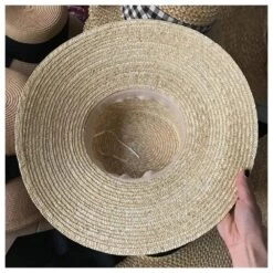 Chapeau De Plage En Paille Avec Un Ruban Noir Pour Femme 9 Chapeau De Plage En Paille Avec Un Ruban Noir Pour Femme -Chapeau Chic Soldes IMG chapeau plage paille ruban noir femme 5