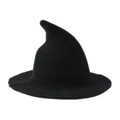 Chapeau De Sorcière Tricoté En Laine 22 Chapeau De Sorcière Tricoté En Laine -Chapeau Chic Soldes Noir