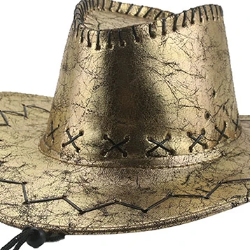 Chapeau De Cowboy Doré 5 Chapeau De Cowboy Doré – Image 3