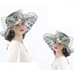 Chapeau Catherinette à Pois -Chapeau Chic Soldes ccp