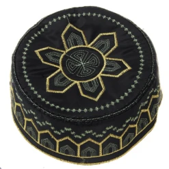 Chapeau Arabe Kufi De Prière Noir 10 Chapeau Arabe Kufi De Prière Noir -Chapeau Chic Soldes kndh