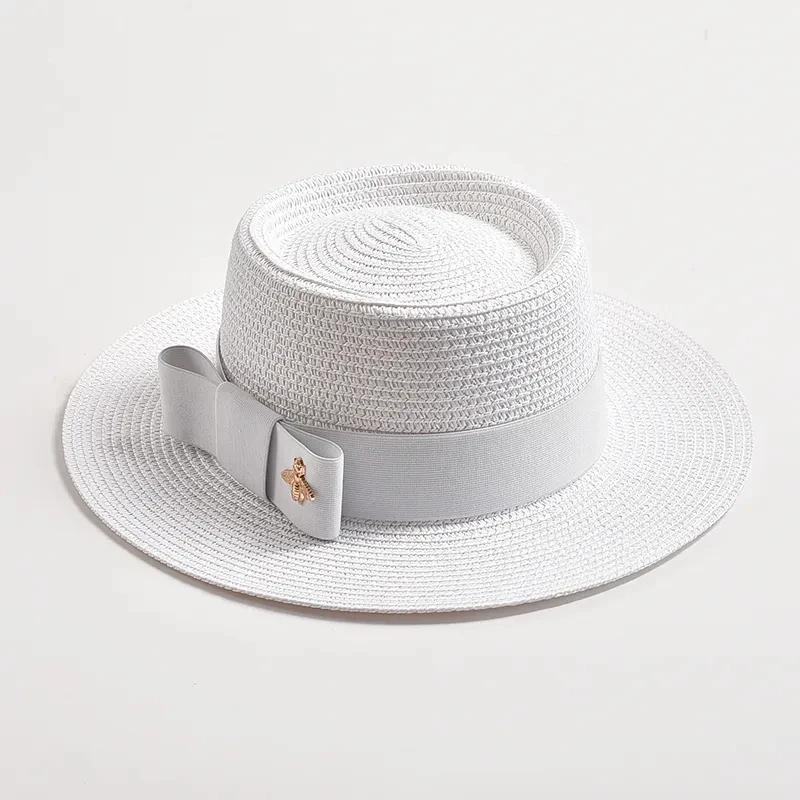 Chapeau Canotier à Ruban Noeud Papillon 4 Chapeau Canotier à Ruban Noeud Papillon – Image 2