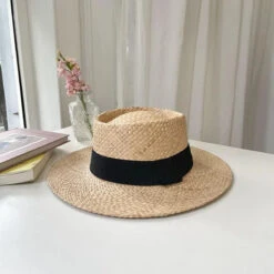 Chapeau Canotier En Raphia Avec Ruban 12 Chapeau Canotier En Raphia Avec Ruban -Chapeau Chic Soldes telechargement 2023 10 03T101718.458