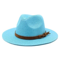 Chapeau Panama Orné D’une Ceinture En Cuir -Chapeau Chic Soldes telechargement 2023 11 01T121554.973