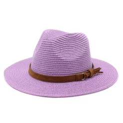 Chapeau Panama Orné D’une Ceinture En Cuir -Chapeau Chic Soldes telechargement 2023 11 01T121556.700