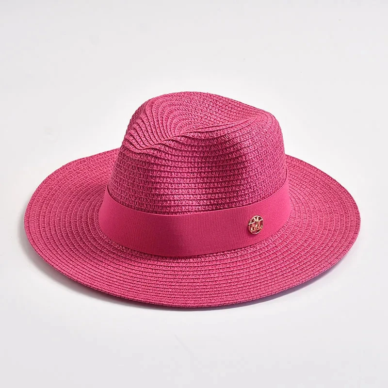 Chapeau Panama De Couleur Ton Sur Ton En Paille 7 Chapeau Panama De Couleur Ton Sur Ton En Paille – Image 5