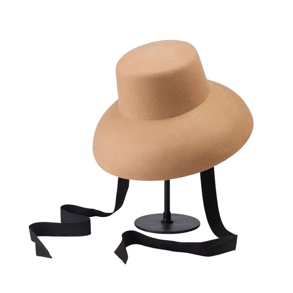 Chapeau Breton Beige En Pure Laine 4 Chapeau Breton Beige En Pure Laine – Image 2