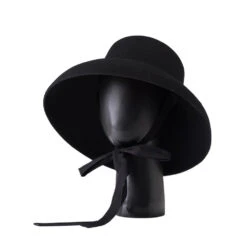 Chapeau Breton Noir En Pure Laine -Chapeau Chic Soldes telechargement 29