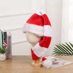 Chapeau De Noël Rayé Rouge Et Blanc -Chapeau Chic Soldes telechargement 30 1