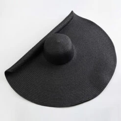Chapeau Capeline Espagnol En Paille De Couleur Noire 10 Chapeau Capeline Espagnol En Paille De Couleur Noire -Chapeau Chic Soldes telechargement 48 1