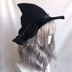 Chapeau Halloween De Sorcière Avec Couronne De Fleurs 7 Chapeau Halloween De Sorcière Avec Couronne De Fleurs -Chapeau Chic Soldes telechargement 54