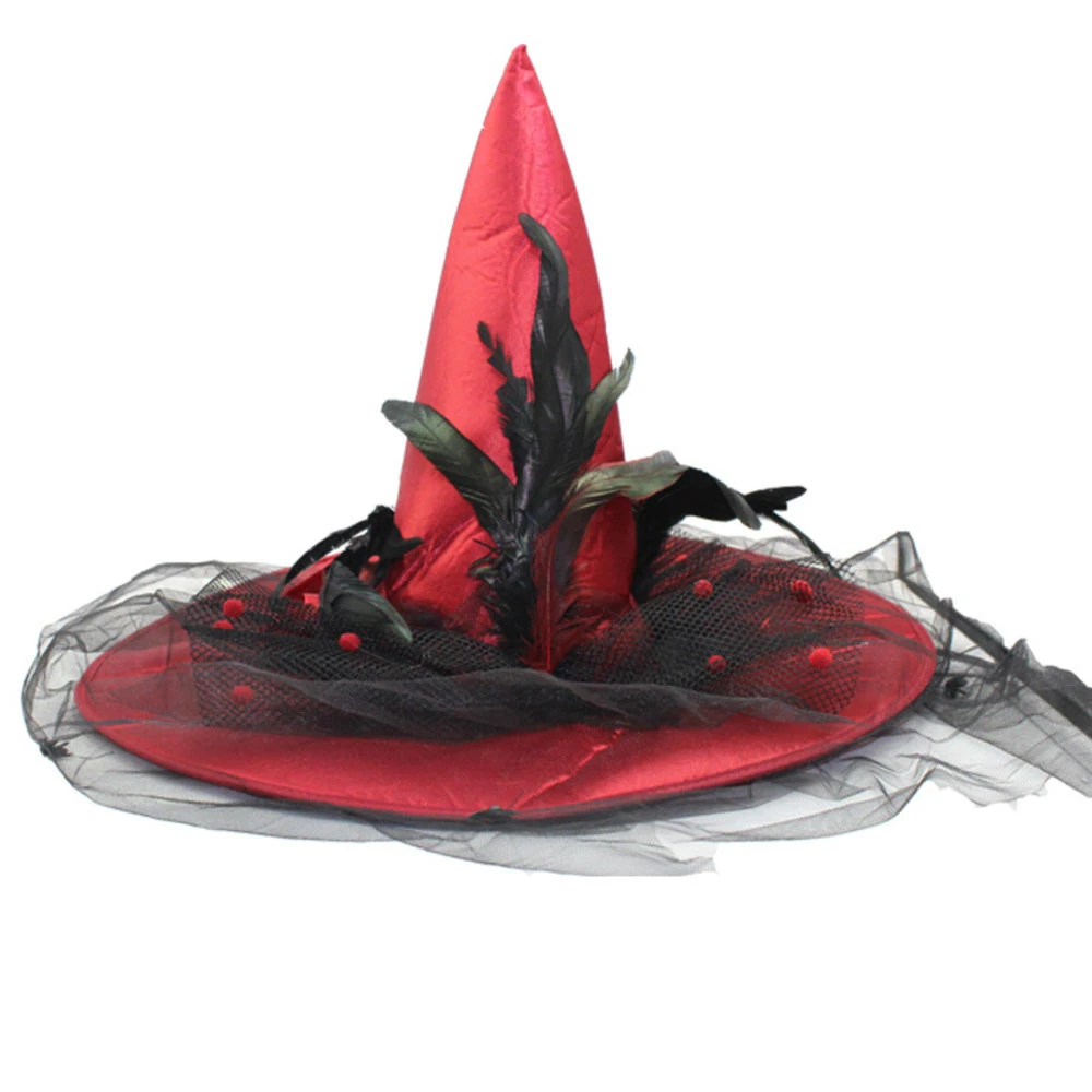 Chapeau Halloween De Sorcière Avec Volants 4 Chapeau Halloween De Sorcière Avec Volants – Image 2