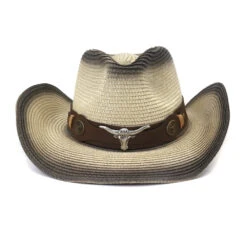 Chapeau Australien En Paille Avec Motif De Boeuf Unisexe 7 Chapeau Australien En Paille Avec Motif De Boeuf Unisexe -Chapeau Chic Soldes telechargement 62 1