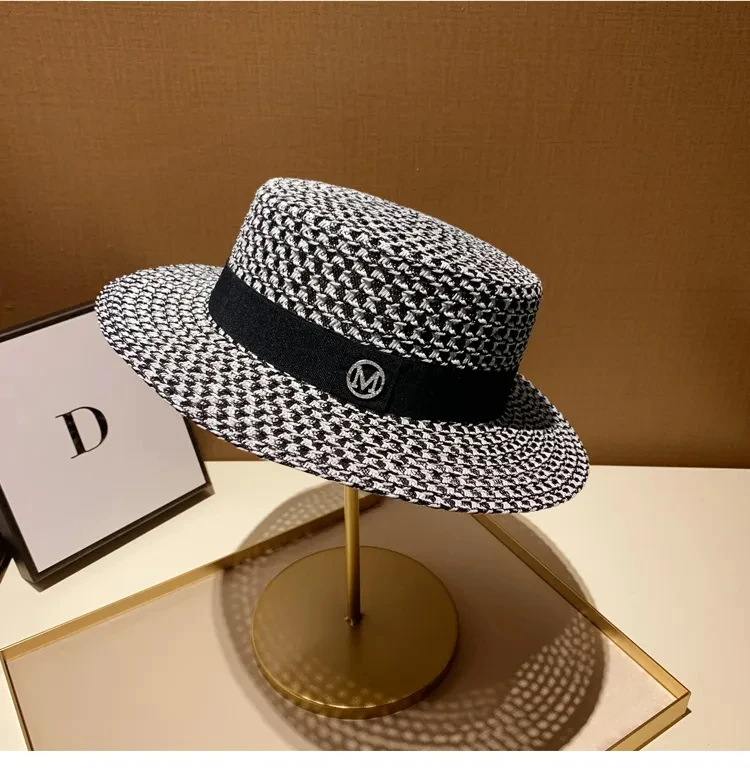 Chapeau Canotier De Plage Pour Femme 4 Chapeau Canotier De Plage Pour Femme – Image 2